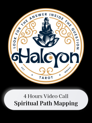 4 Hours Video Call Intensive Spiritual Path Mapping by Halcyon Tarot